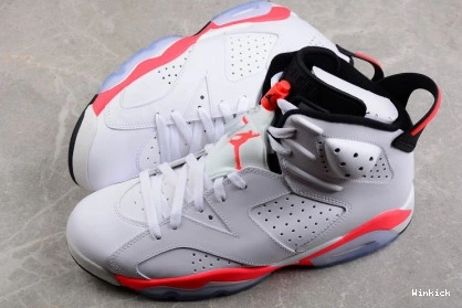 Infrared 6 White Jordan Retro 384664-123 1114